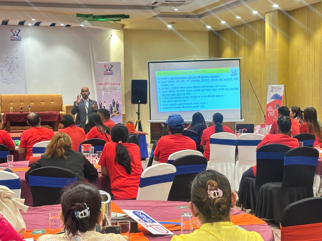 Sun Nepal Life organizes training on AML/CFT