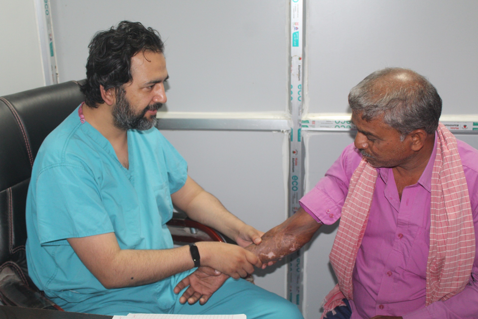 150 people receive counseling and treatment at Nabil Free Burning Camp in Birgunj