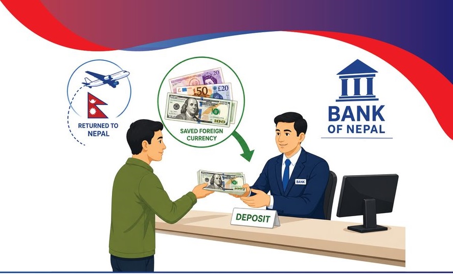 How much foreign currency can Nepali citizens keep?
