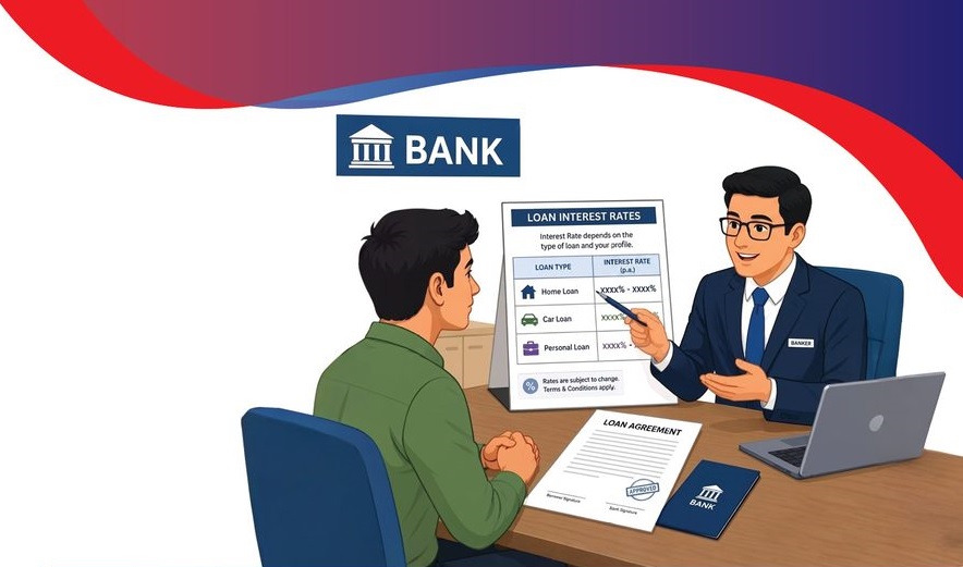 What is the provision of fixed and variable interest rates for loans provided by banks?