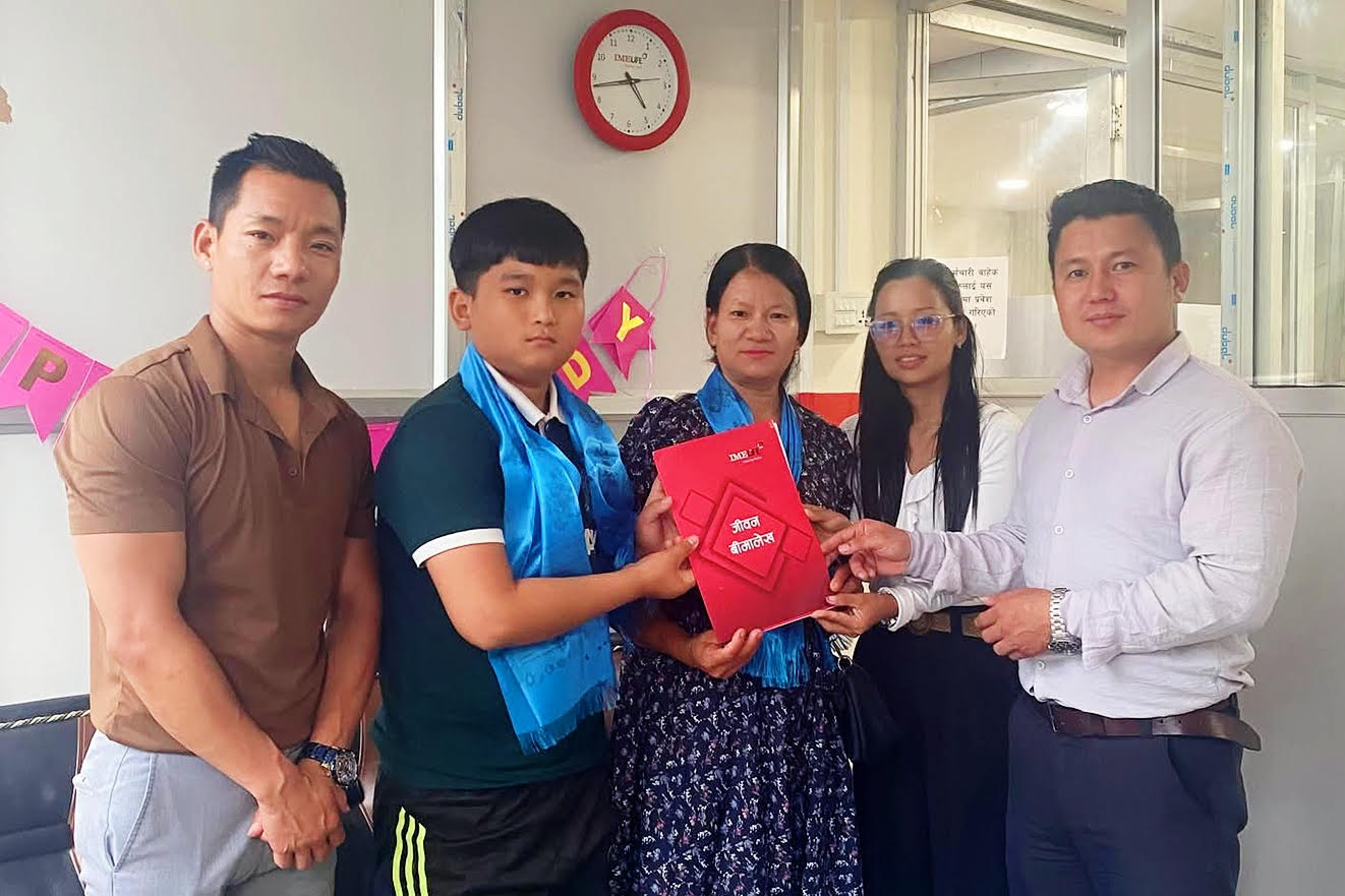 Krisha gifts insurance policy to daughter on her birthday