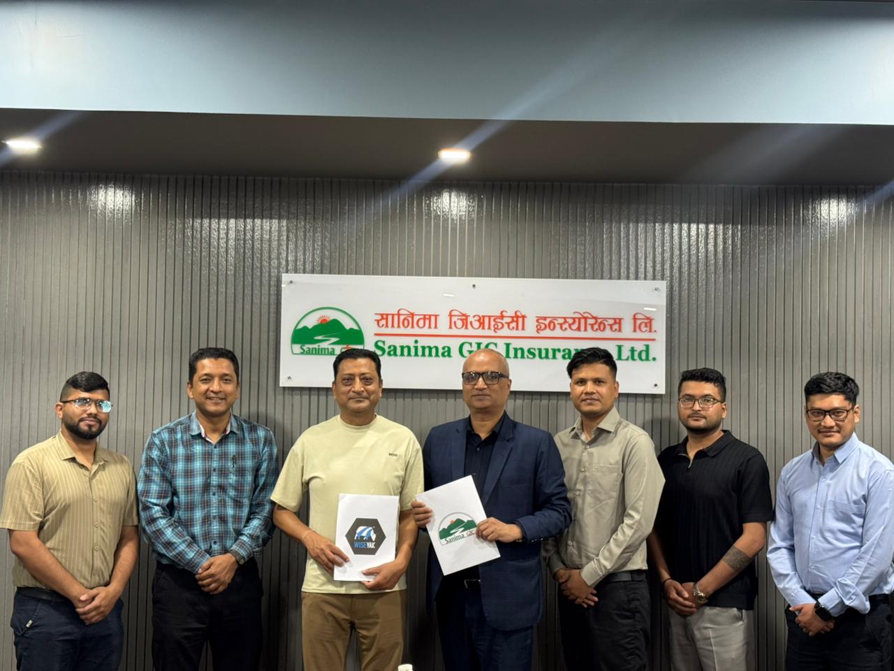 MoU between Sanima GIC Insurance and Wise Yak Solutions
