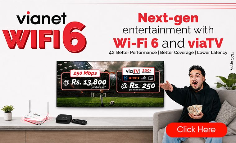 Vianet’s Wi-Fi 6 internet and ViaTV are now at home